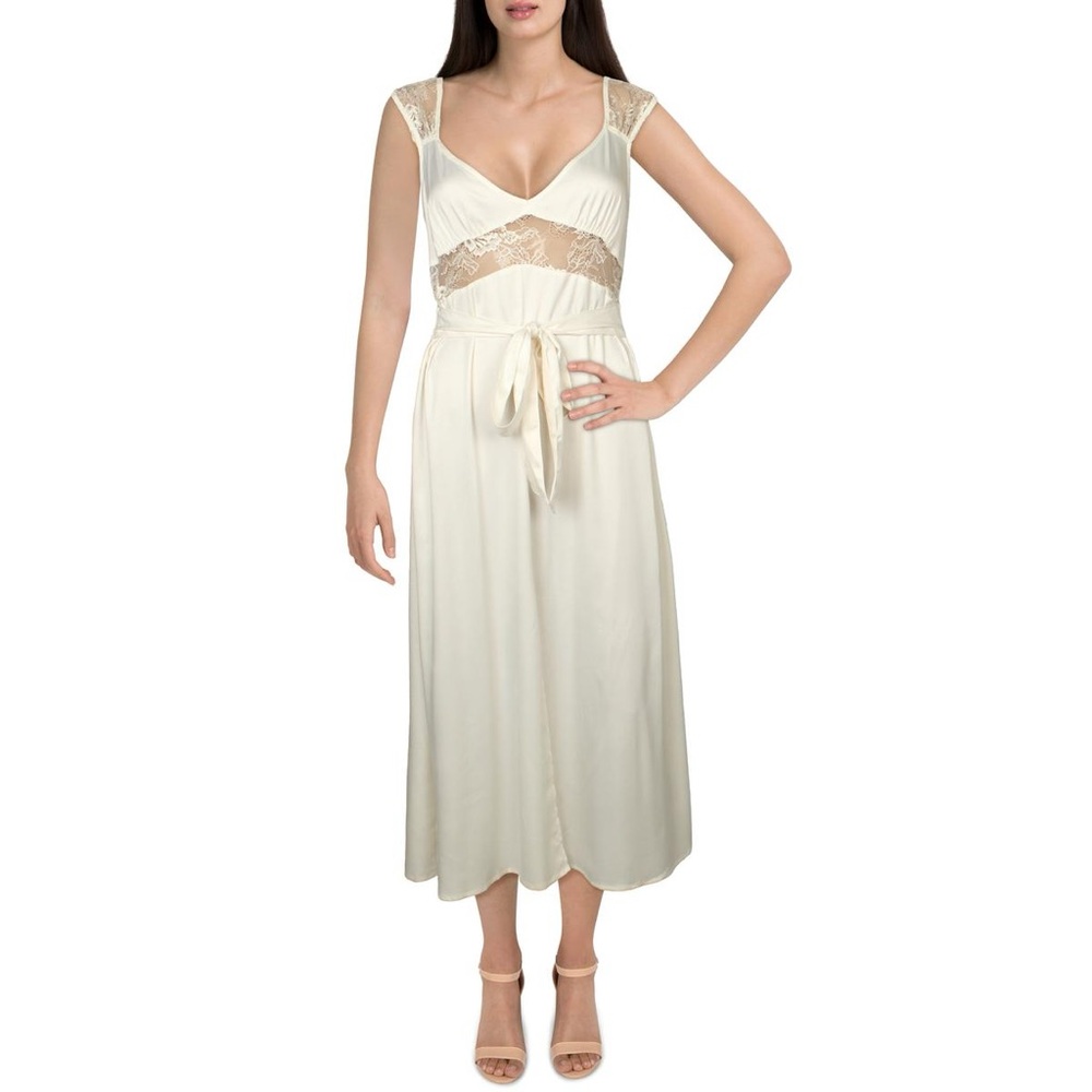 Danielle Bernstein Macy's silk white dress